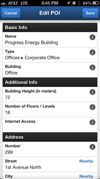 Advanced form view